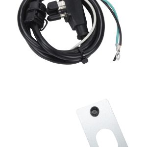 4' Range Hood Power Cord 3 Wire 120 Volt Right Angle Cord - Black