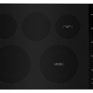 30" Electric Cooktop with 5 Elements and Knob Controls - Stainless Steel
