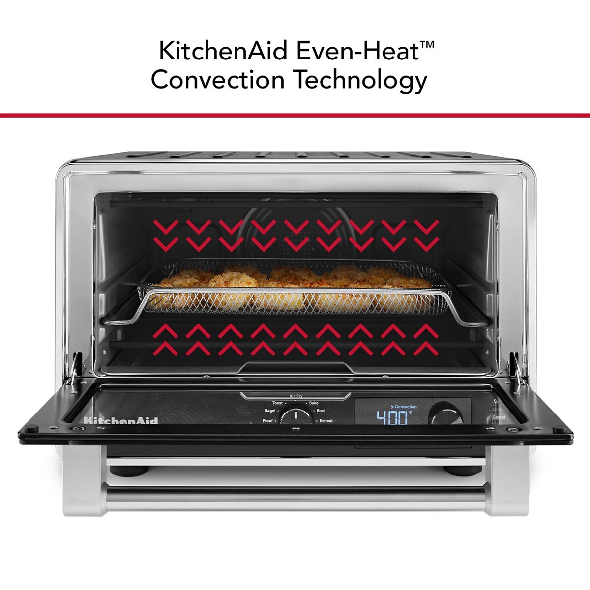 Digital Countertop Oven with Air Fry and Pizza - Contour Silver - Image 5