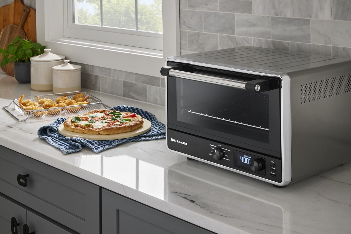 Digital Countertop Oven with Air Fry and Pizza - Contour Silver - Image 6