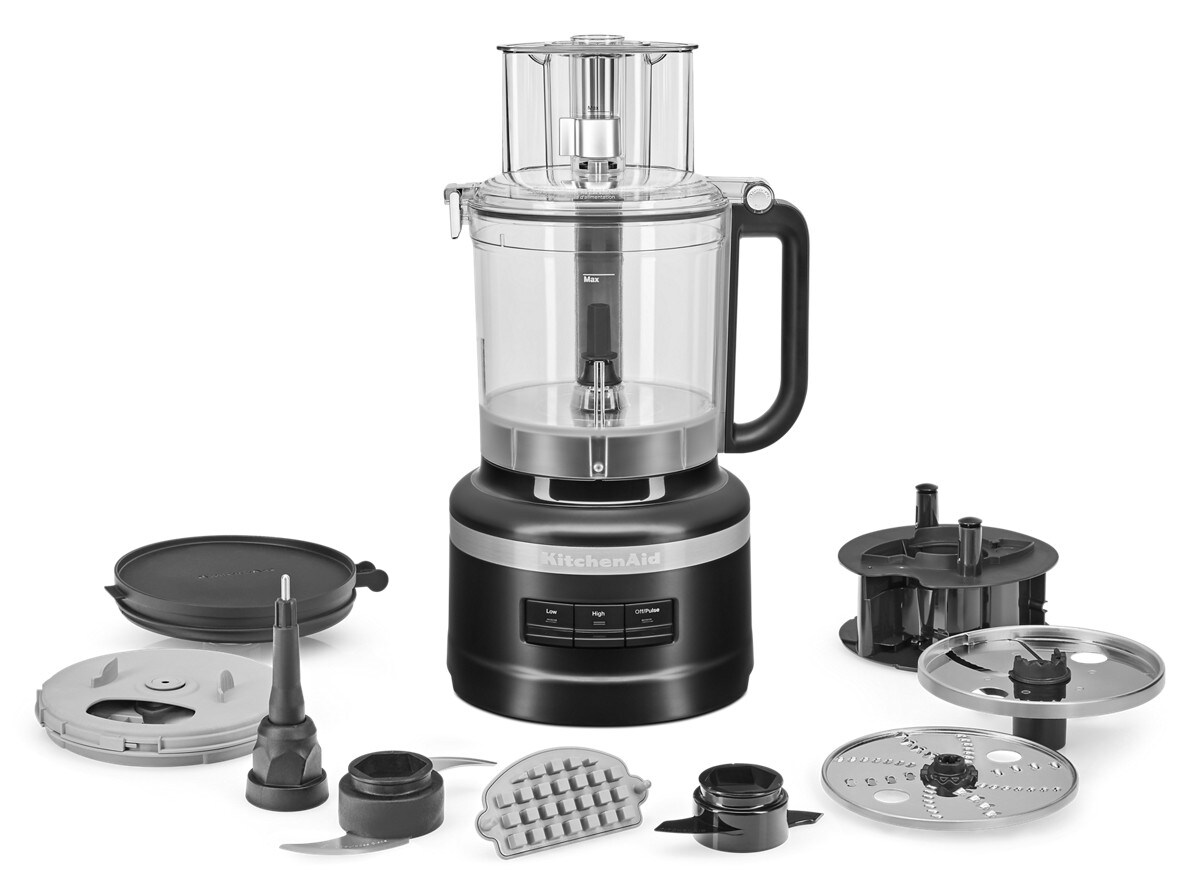 13-Cup Food Processor with Dicing Kit - Black Matte