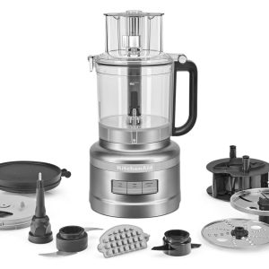 13-Cup Food Processor with Dicing Kit - Contour Silver