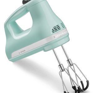 6 Speed Hand Mixer with Flex Edge Beaters - Ice