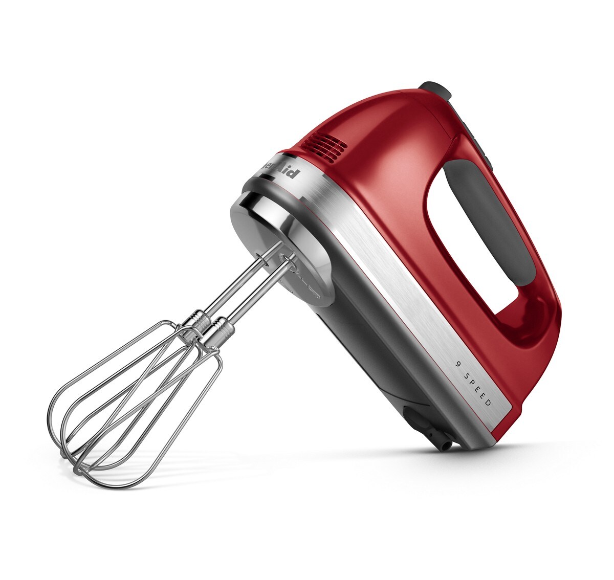 9-Speed Hand Mixer - Candy Apple Red - Image 4