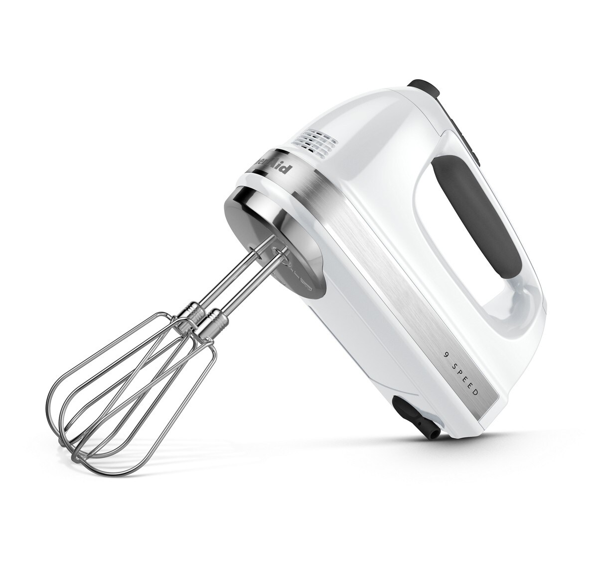 9-Speed Hand Mixer - White