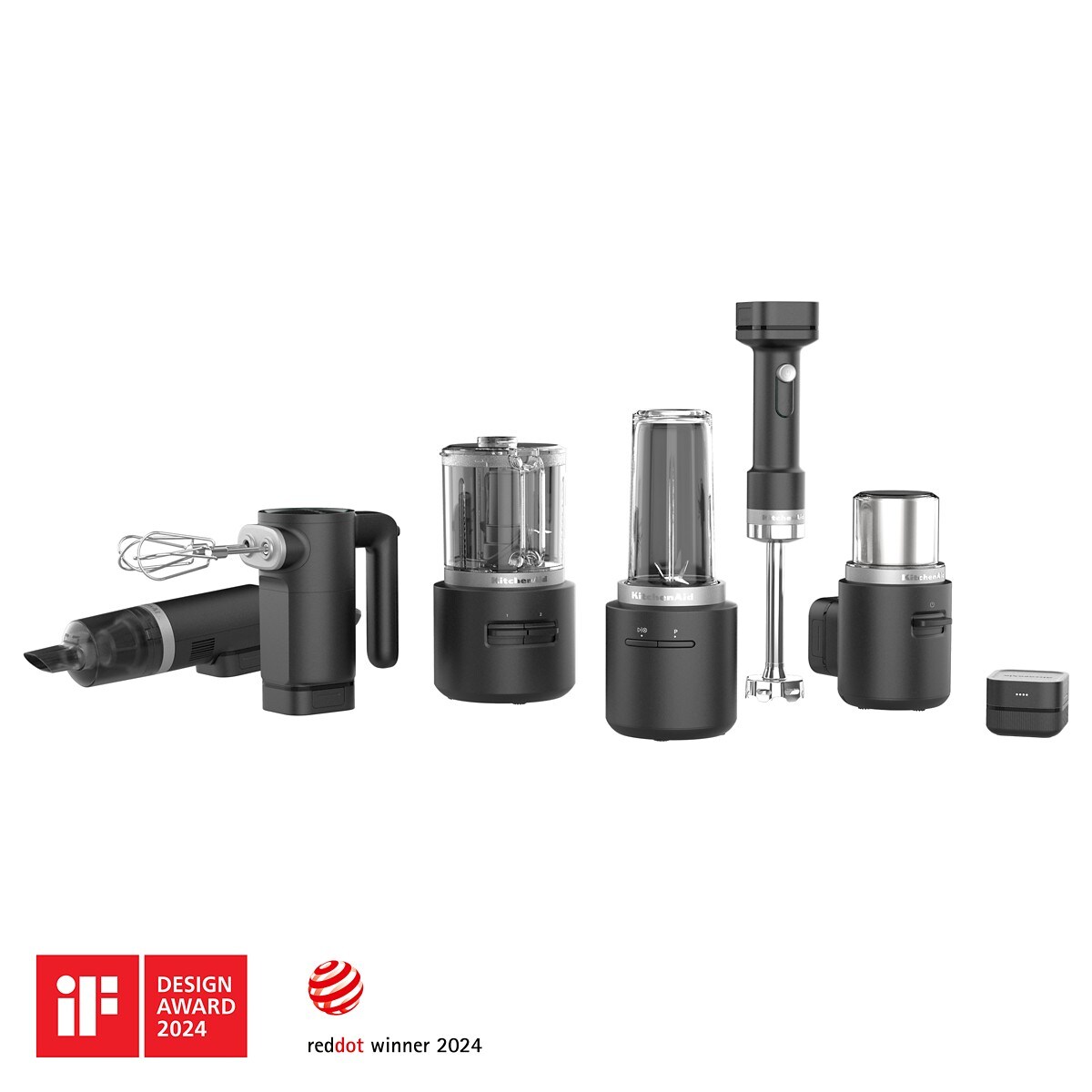 KitchenAid Go® Cordless Kitchen Vacuum - battery sold separately - Black Matte - Image 2