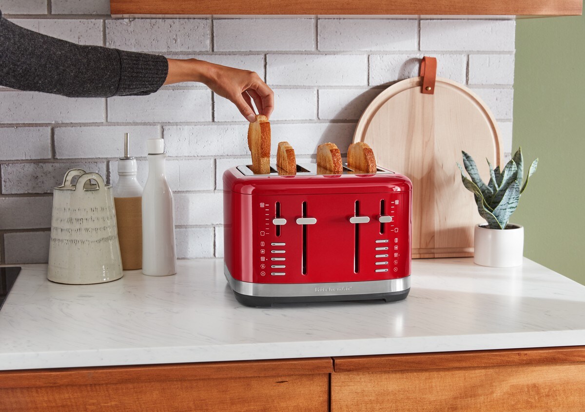 4 Slice Toaster - Empire Red - Image 3