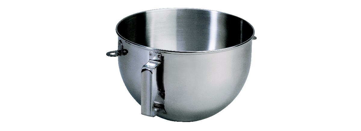 5 Quart Bowl-Lift Polished Stainless Steel Bowl with Flat Handle
