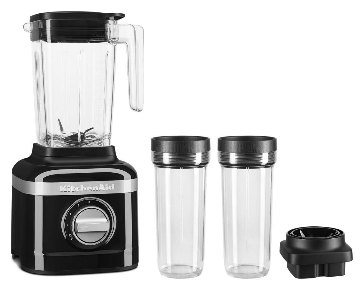 K150 3 Speed Ice Crushing Blender with 2 Personal Blender Jars - Onyx Black - Image 2