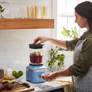 K150 3 Speed Ice Crushing Blender with 2 Personal Blender Jars - Blue Velvet