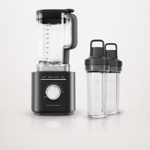 KitchenAid® Pure Power Blender with 2 Personal Blending Jars - Black Matte