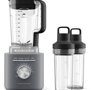 KitchenAid® Pure Power Blender with 2 Personal Blending Jars - Matte Charcoal Grey
