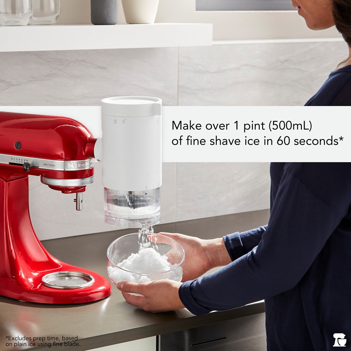 Plastic Ice Mold Accessory for KitchenAid® Shave Ice Attachment - Image 4