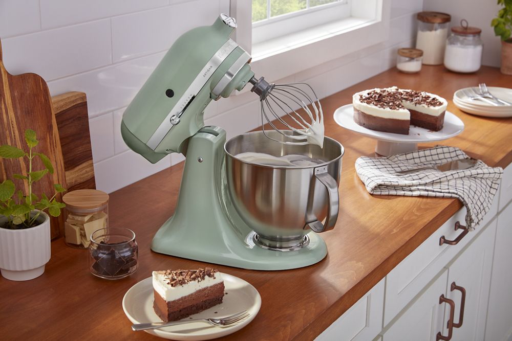 Artisan® Series 5 Quart Tilt-Head Stand Mixer with Premium Touchpoints - Pistachio - Image 5