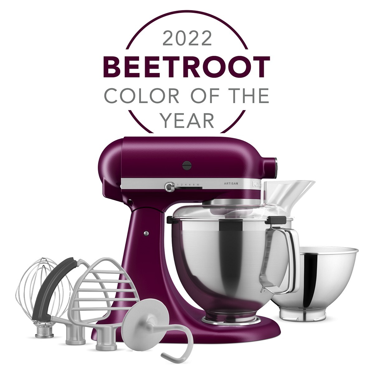 2022 Color of the Year Beetroot Stand Mixer - Image 3