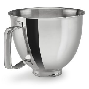3.5 Quart Polished Stainless Steel Bowl with Handle