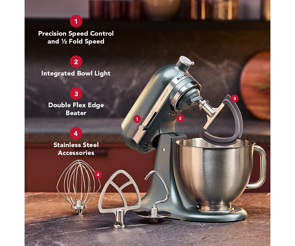 Artisan Plus Series 5 Quart Tilt-Head Stand Mixer - Juniper - Image 2