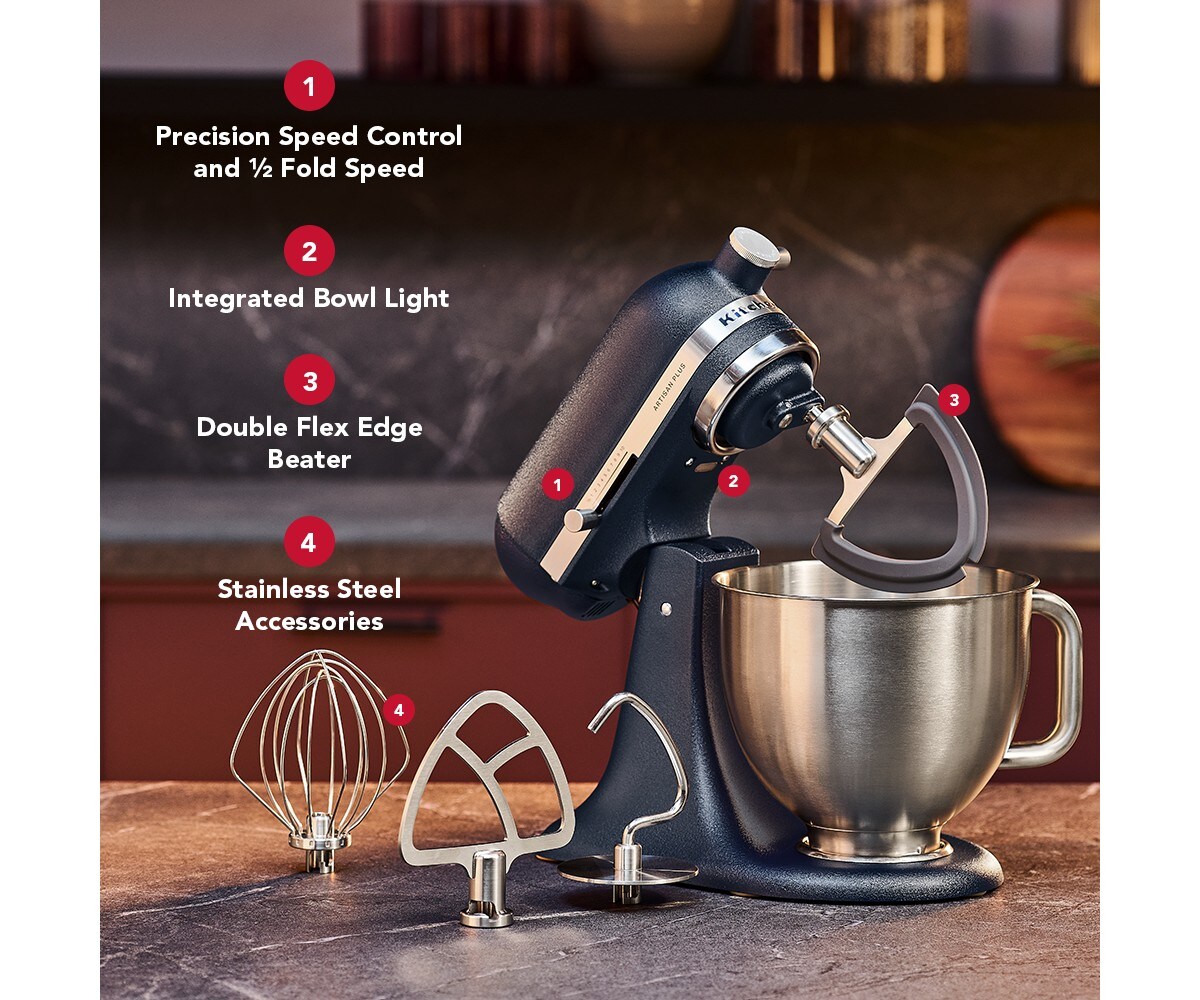 Artisan Plus Series 5 Quart Tilt-Head Stand Mixer - Wild Blueberry - Image 2