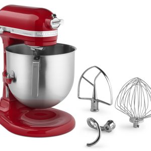 NSF Certified® Commercial Series 8 Quart Bowl Lift Stand Mixer - Empire Red