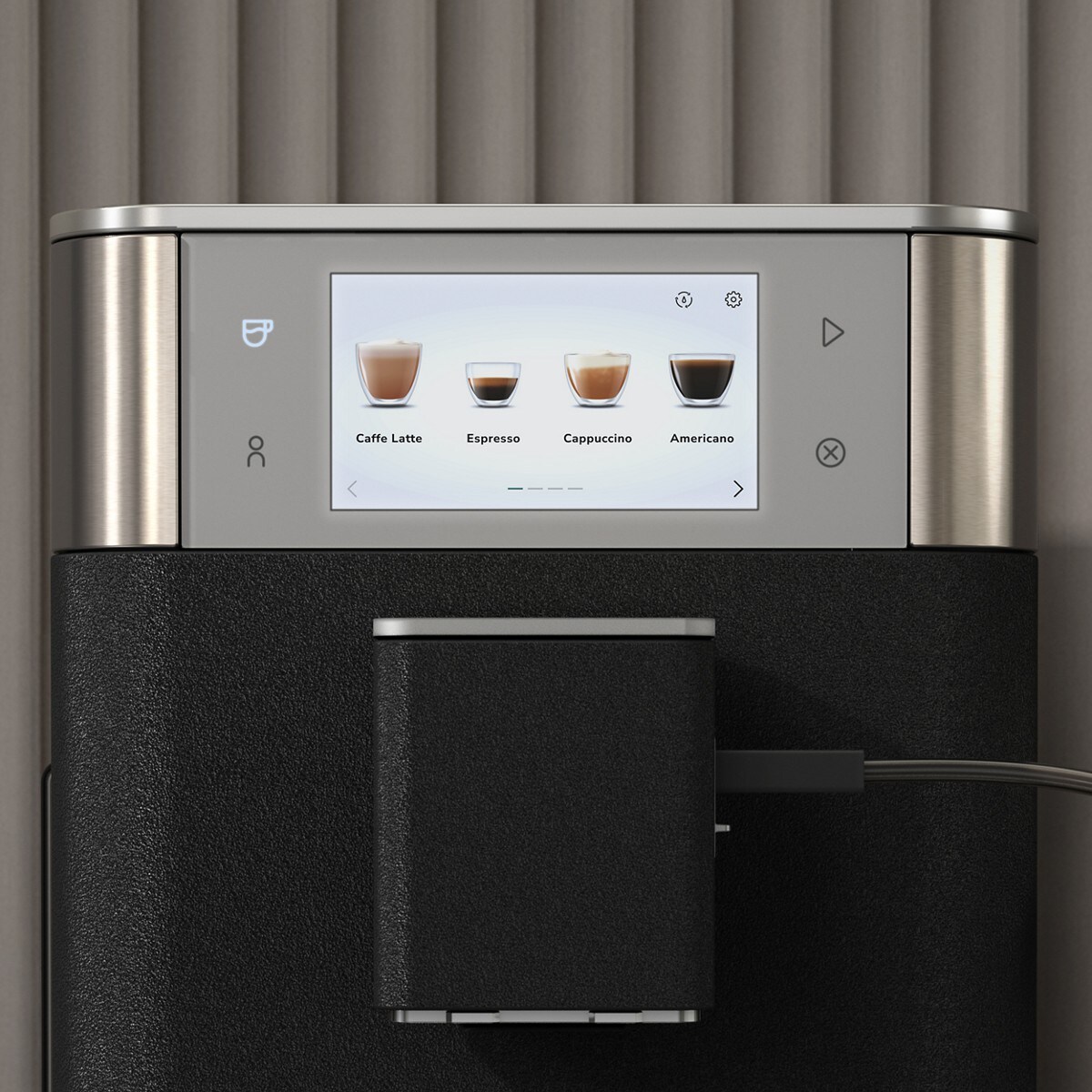 Refurbished Fully Automatic Espresso Machine KF8 - Cast Iron Black - Image 4