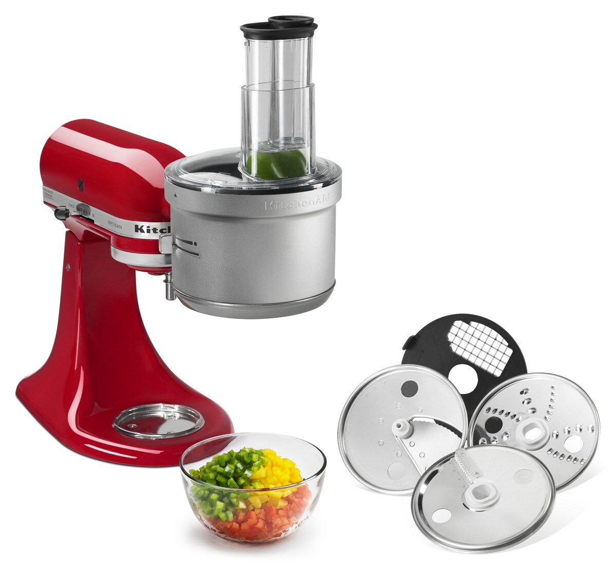 Refurbished Food Processor with Commercial Style Dicing Kit