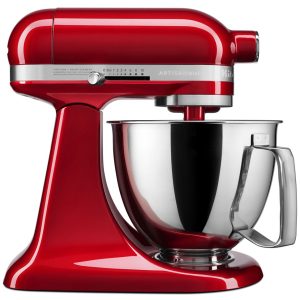 Refurbished Artisan® Mini 3.5 Quart Tilt-Head Stand Mixer - Candy Apple Red