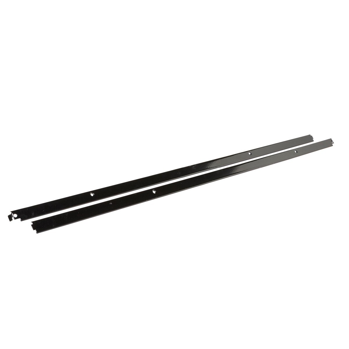 Built-In Oven Side Trim Kit with (2) trim pieces and installation instructions - Black