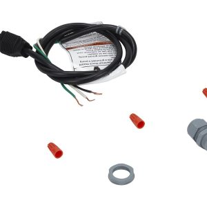 5' Range Hood Power Cord, Black, with a 3-prong, 125-volt design