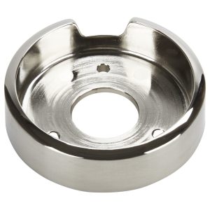 JennAir 3-IN D Single Bezel for Rise-Style Commercial Range and Rangetop Oven Knobs - Chrome
